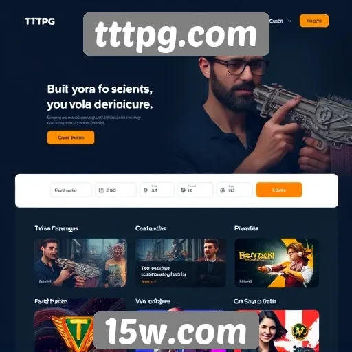 Interface do usuário do tttpg.com é intuitiva
